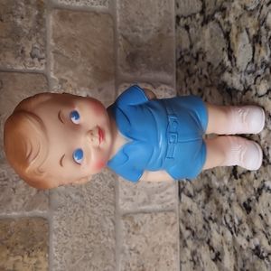 Edward Mobley Boy Squeaky Rubber Doll
